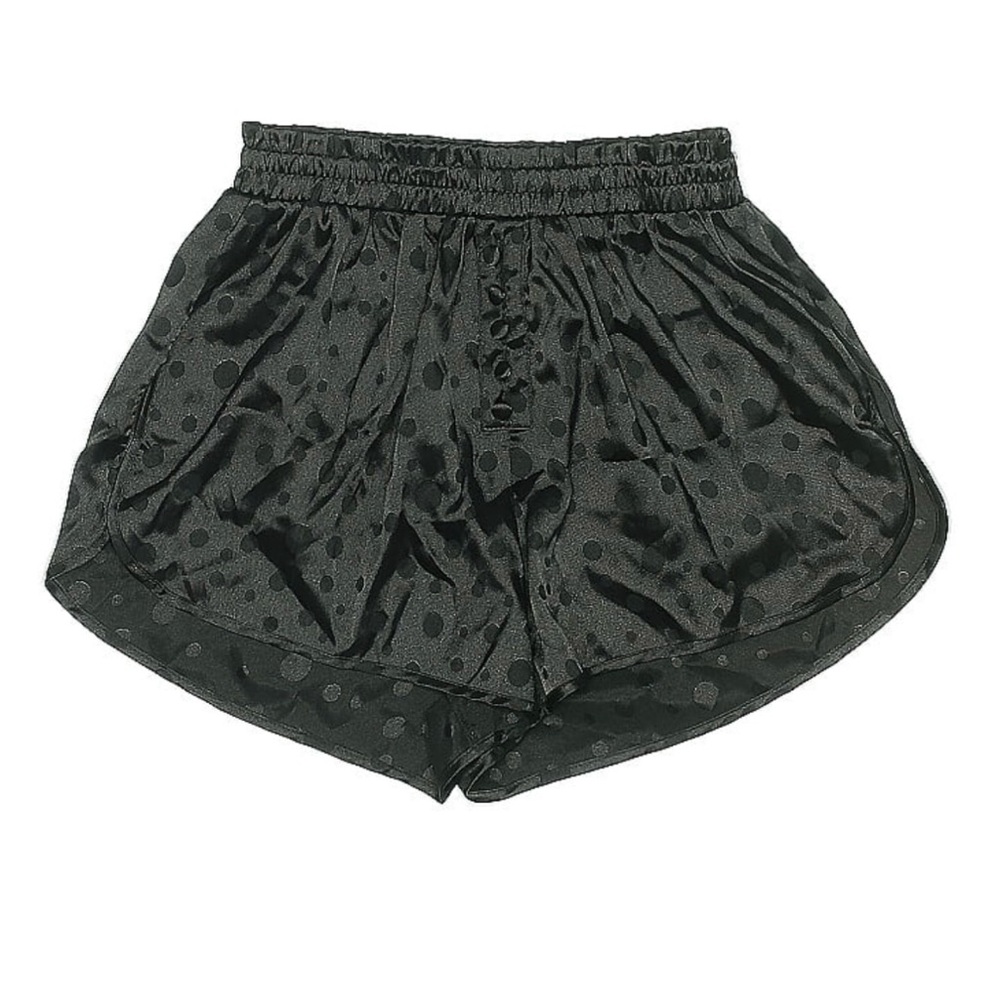 For Love And Lemons Black Polka Dot Pajama Shorts